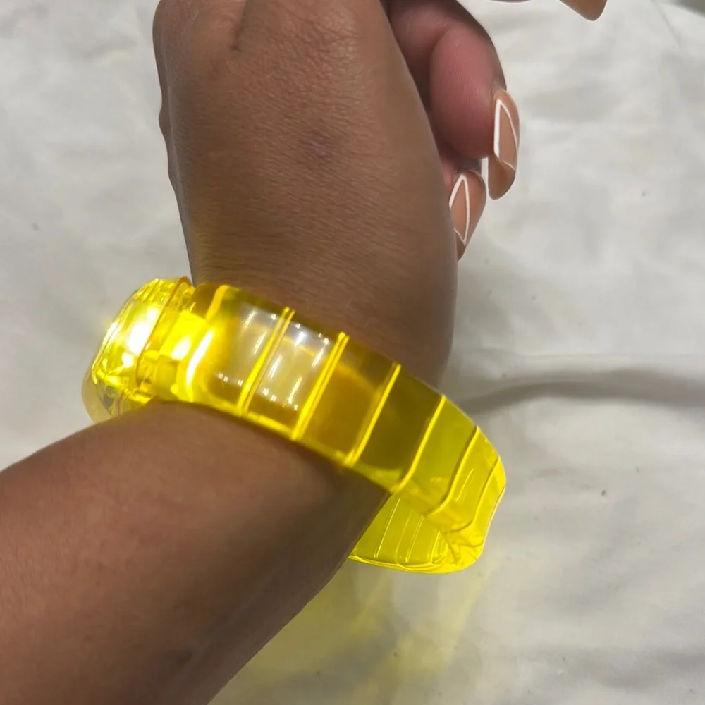 Yellow LED Wearable Wristband